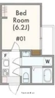 アザーレ・ソラ海老名【3階】の間取り