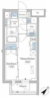 プライムブリス品川旗の台【1階】の間取り