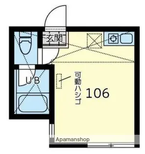 ユナイト根岸アンドレッティー【1階】の間取り