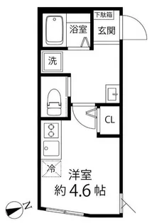 T’S CUORE三ツ境Ⅱ【3階】の間取り