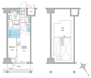 ルフォンプログレ横浜関内【14階】の間取り