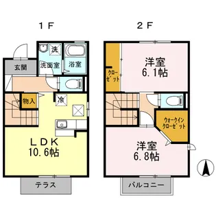 アトリオ【1階】の間取り