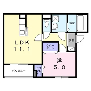 ポルテボヌール本牧【3階】の間取り