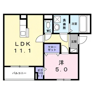 ポルテボヌール本牧【2階】の間取り
