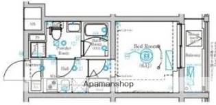 MIND武蔵中原【2階】の間取り