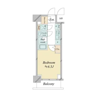ドゥーエ新横浜【3階】の間取り