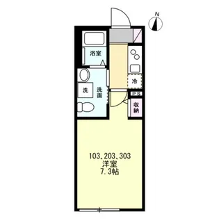 ベイルームメゾン新杉田【3階】の間取り