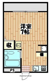 グランデュール白楽【1階】の間取り