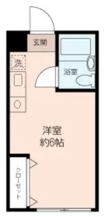 シャトー福田【1階】の間取り