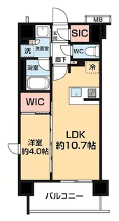 ARCOBALENO KAWASAKIDAISHIⅡ【8階】の間取り