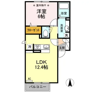 KーPARK【2階】の間取り