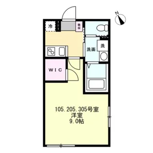 FELICE相模原【3階】の間取り