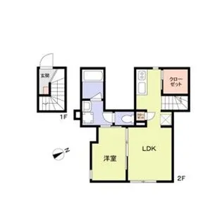 WOODCREST大井RESIDENCE【2階】の間取り