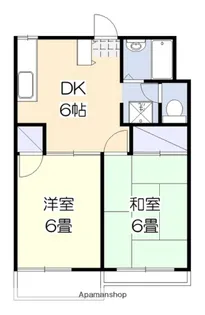 クレセント山下A【2階】の間取り