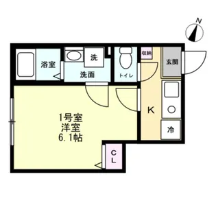 ブリーゼ平町【1階】の間取り