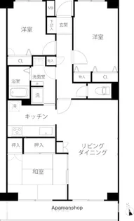 T’s garden横浜岸根公園【3階】の間取り