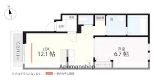 QUIET CRAB HOUSE MIX弘明寺Ⅱ【2階】の間取り