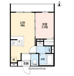 ROBOT HOME 雑色【2階】の間取り