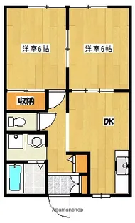 パークハイツ【1階】の間取り