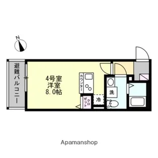 ベイルーム横浜金沢八景【1階】の間取り