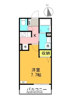FARBE本厚木【1階】の間取り