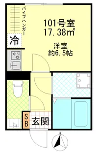 ポタッシュ川崎大師【1階】の間取り