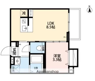 THE CULLINAN EST【1階】の間取り