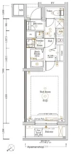 Log登戸station side【3階】の間取り