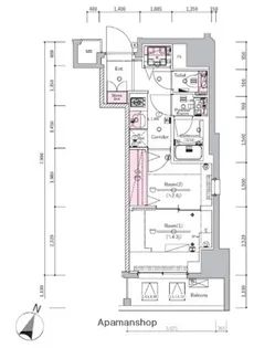 SYFORME SHINKOYASU【7階】の間取り