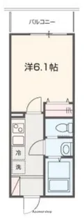 MELLAS相模原Ⅱ【3階】の間取り