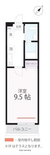 QUIET CRAB HOUSE 鶴見寺谷【1階】の間取り