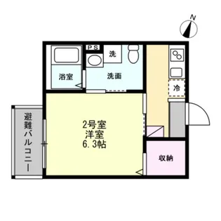 ベイルーム海老名モンド【1階】の間取り