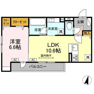 アルベート湘南台【3階】の間取り