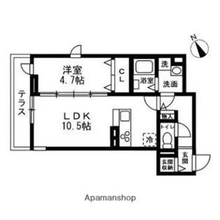 SOLANA藤沢【2階】の間取り