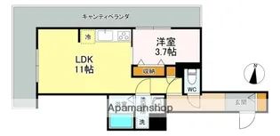 エントピア神明の杜MUSASHIKOSUGI【3階】の間取り
