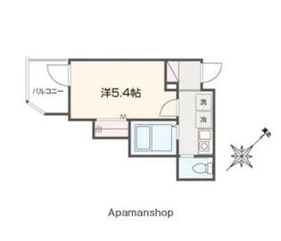 MELLAS黄金町【2階】の間取り