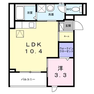 リラヴェール日吉【1階】の間取り