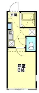 ドミール井土ヶ谷【2階】の間取り