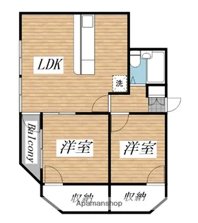 第12明智ビル【6階】の間取り