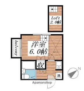 コーラル鵠沼【2階】の間取り