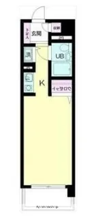 日神パレステージ伊勢佐木南【8階】の間取り