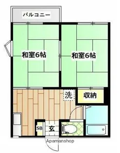 マルキハイツ【2階】の間取り