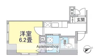 POWERHOUSE横濱【6階】の間取り