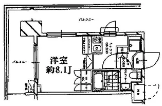 レジディア大森東【4階】の間取り