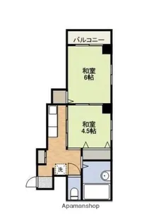神奈川県川崎市川崎区南町【マンション】の間取り