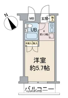 ユニーブル保土ヶ谷【1階】の間取り