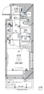 クレイシア新横浜【6階】の間取り