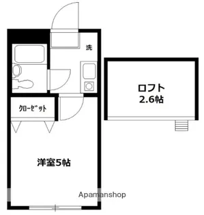 パレス西横浜Ⅱ【1階】の間取り
