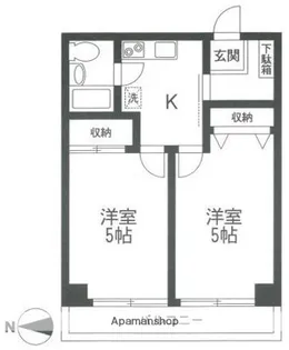サングレイス吉野町【2階】の間取り