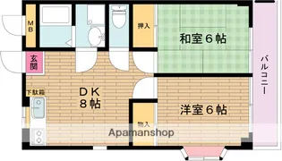 メゾン・すとーにぃー【3階】の間取り